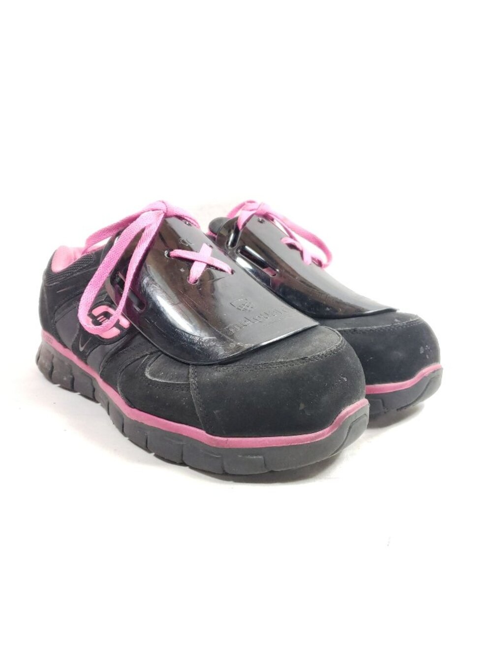 Skechers Womens Size 9 Synergy Sandlot Black Alloy Toe Slip-Resistant Work Shoes